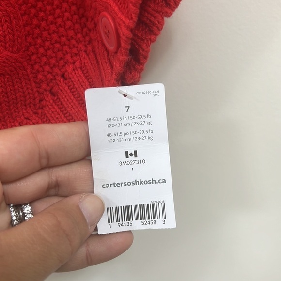 Girls cableknit poncho - Picture 3 of 5